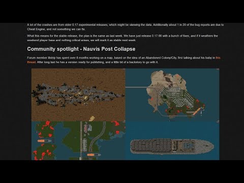 FFF #308 (Not Quite Stable Yet & Post Collapse Nauvis Scenario) - Factorio Friday Facts Discussion
