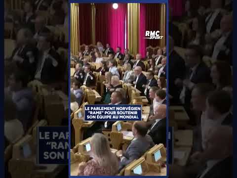 Le parlement norvégien en mode rameurs pour soutenir son équipe à la Coupe du monde