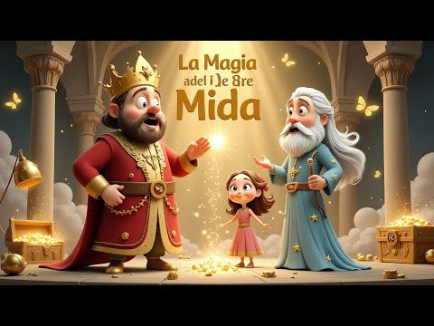 Il Re che Trasformava Tutto in Oro 👑 | Favola con Morale per Bambini | Storia della Buonanotte |