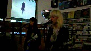 The Dum Dum Girls - Hold Your Hand - live at Other Music, October 1, 2012