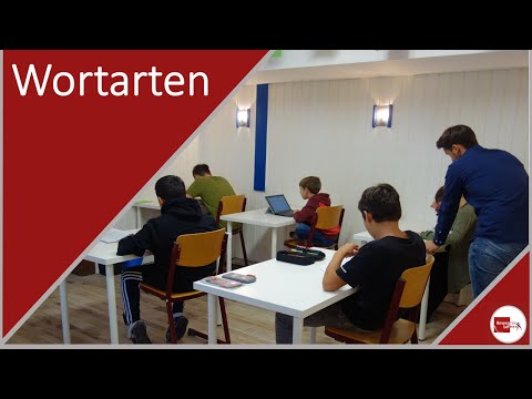 Wortarten (Substantiv, Verb, Adjektiv …)