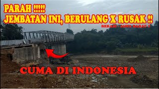 Download lagu SERIOUS!!! THE BRIDGE IS REPEATEDLY DAMAGED, WHAT'S GOING ON IN CIBARUSAH, BEKASI, WEST JAVA #KDM mp3