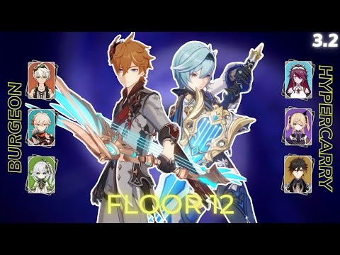 Childe Intergrassional & Eula Hypercarry - Floor 12 Spiral Abyss 3.2
