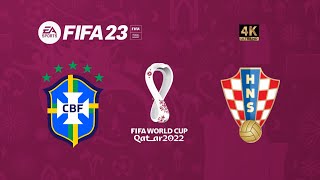 FIFA 23 Copa do Mundo Qatar 2022 | Final | Brasil x Croácia [4K] | Assistir