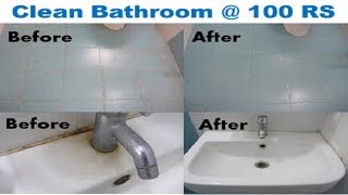 ACID - Clean Bathroom/Toilet Floors and Wash Basin @ just 100 RS