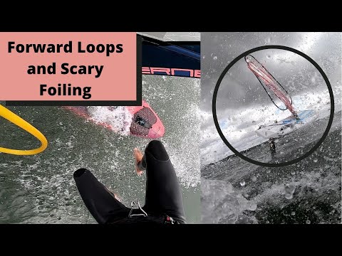 Short Freestyle Session and Scary iQFOiL Training