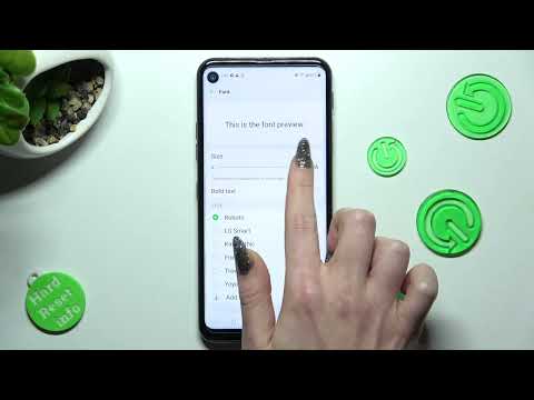 LG Q70 and Font Settings - Change Text Size in Display Customizations
