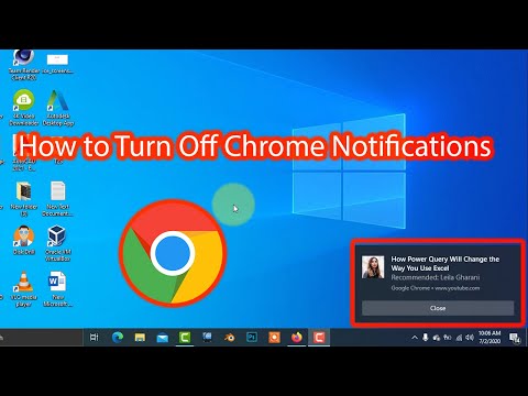 How to stop notifications on chrome in pc