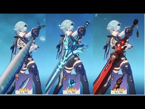 Best F2P WEAPON for EULA!! DMG comparison 2023 | Genshin Impact