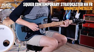 Video thumbnail for No Talking...Just Tones | Squier Contemporary Stratocaster HH FR | Roasted Maple - Gunmetal Metallic by Peach Guitars