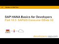 SAP HANA Basics For Developers Part 10 5 SAPUI5 Consume OData V2