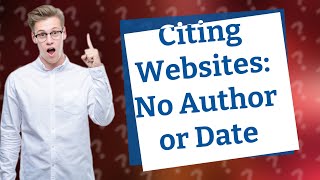 How to cite a website APA 7th edition with no author or date?