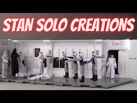 STAN SOLO GIVES US A PROPER GREEDO, A REBEL FLEET TROOPER AND I BUY VINTAGE COLLECTION FROM HASBRO!