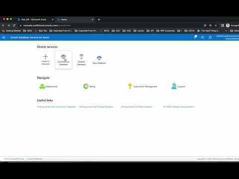 Oracle Database service for Azure : Create Autonomous database service