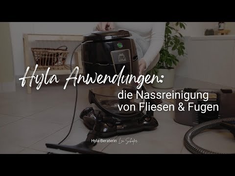 HYLA Anwendungen: die Nassreinigung von Fliesen und Fugen