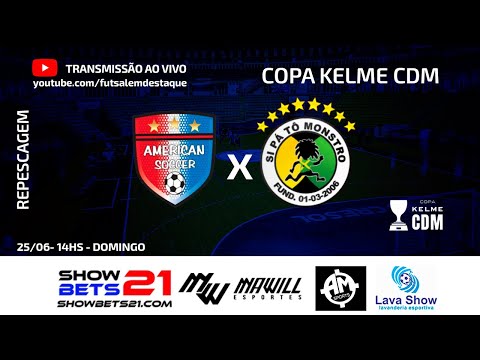 COPA KELME CDM - AMERICAN X SI PÁ TO MONSTRO - #futsalemdestaque