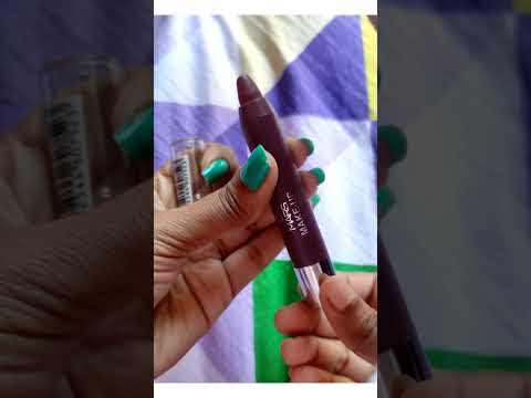 #shorts , MARS make-up lipstick pencil Swatch & review 💄।। subscribe 🟥