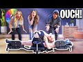 How Far Can You SPLIT CHALLENGE With Rebecca Zamolo **OUCH!** |Elliana Walmsley