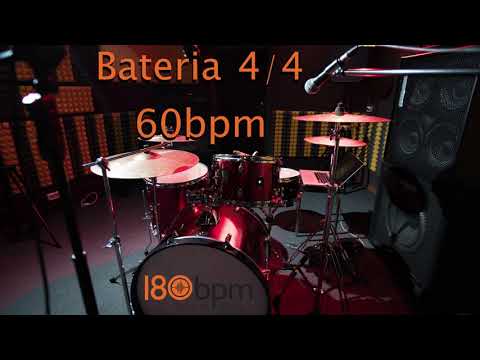Bateria 4/4 60 BPM