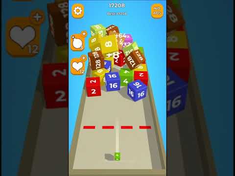 Chain Cube: 2048 3D merge game - gameplay walkthrough android & ios