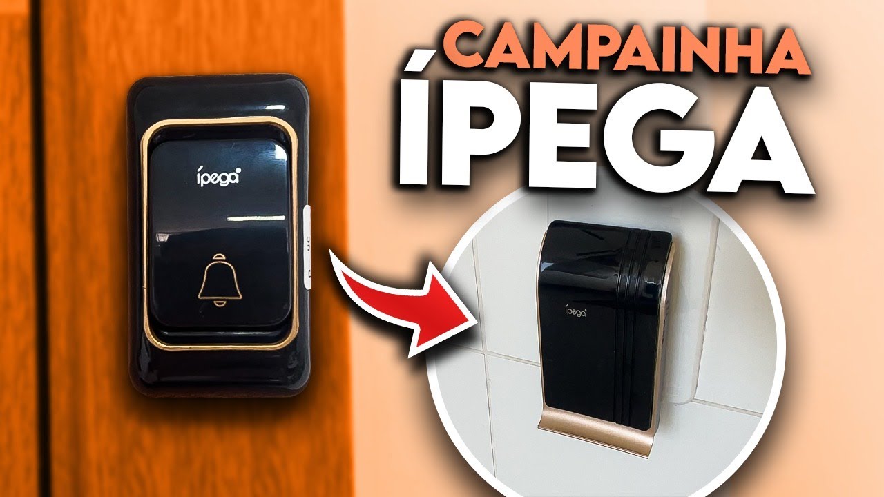 Vale a pena? CAMPAINHA SEM FIO DE LONGO ALCANCE ÍPEGA: Avaliação + Testes e Opinião Sincera!