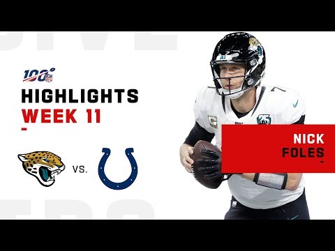 Nick Foles Marks Return w/ 296 Yards & 2 TDs | NFL 2019 Highlights