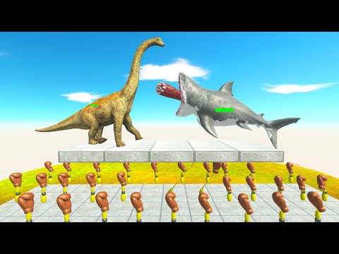 1 vs 1 Tournament with HP Bar on Boxing Arena | Animal Revolt Battle Simulator