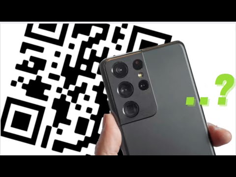 samsung S21 : How To Use QR Code Reader | qr code setup | qr code scan