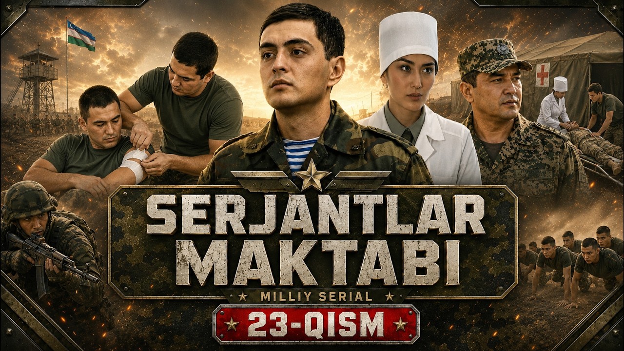 SERJANTLAR MAKTABI 23-qism (Milliy serial) || СEРЖАНТЛАР МАКТАБИ 23 қисм (Миллий сериал)