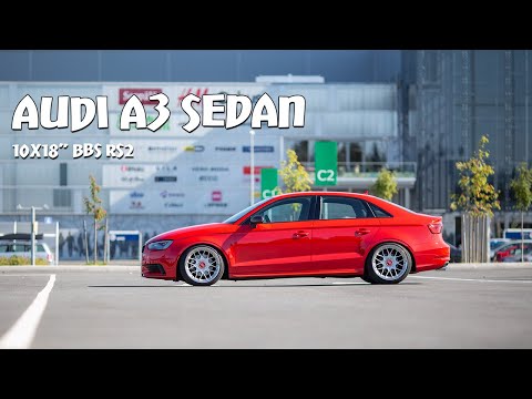 Audi A3 Sedan on 10x18" BBS RS2 (2016)