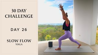 Slow Flow to Power Up Core & Pelvic Floor Strength | 30 Day Yoga Challenge