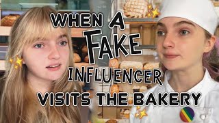 When a fake influencer visits the bakery 😡👩🏼‍🍳