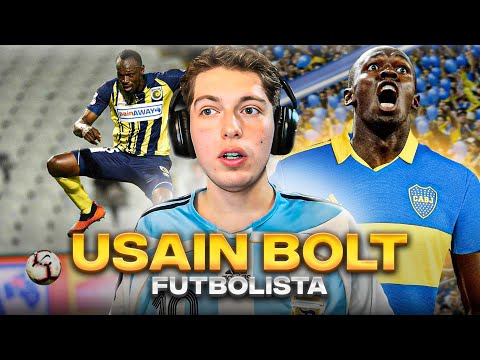 REACCION A USAIN BOLT FUTBOLISTA