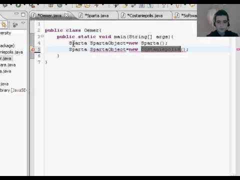 49java Programming Tutorial Inheritance Omer Gezer Wmv