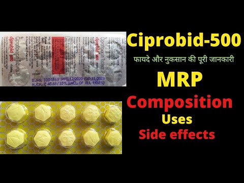 Cipbid ciprofloxacin tablets, 500 mg