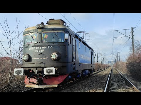 Locomotiva izolata 43-0017-0 a Constantin Grup prin zona Pipera - 11.01.2022