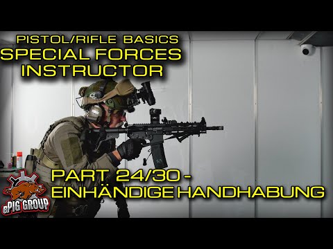 SHOOTING BASICS MIT ROSI - SPEZIALEINHEITEN AUSBILDER - Teil24/30 EINHÄNDIGE HANDHABUNG