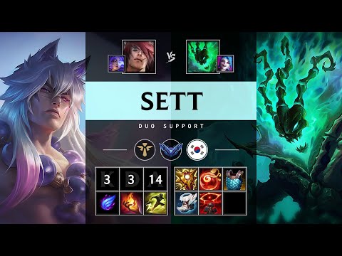 Sett Support vs Thresh - KR Diamond Patch 25.20