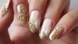 Nail Art Facile : Des Paillettes♡