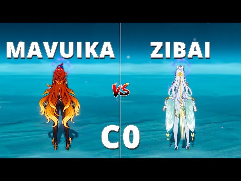 ZIBAI vs MAVUIKA!! Who is the Best DPS? (Genshin Impact)