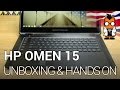 HP Omen 15 gaming notebook unboxing and hands ...