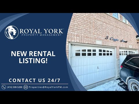 2 BED 2 BATH - BASEMENT FOR RENT - 5 COYLE STREET, AJAX, ONTARIO