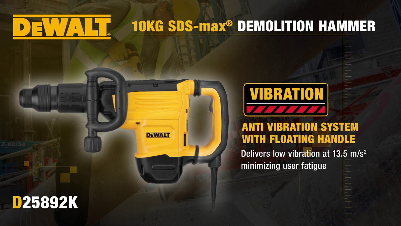 Dewalt 10KG DEMOLITION HAMMER I Cordless Power Tools