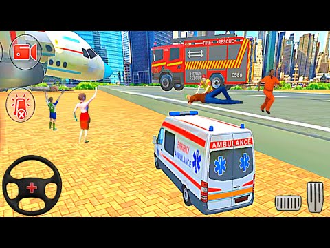 Ambulance Robot Car Transform - Emergency Robot City Rescue Simulator - Android Gameplay