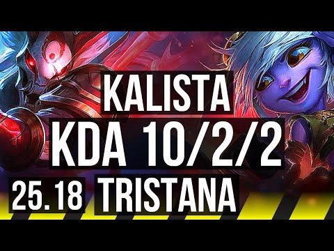 KALISTA & Nautilus vs TRISTANA & Lulu (ADC) | KR Master | 25.18