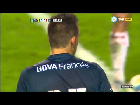 Gol de Calleri (3-3) / Boca Juniors 3 - 4 Unión - Fecha 19 Torneo Argentino 2015