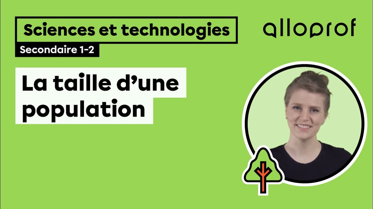 La taille d'une population