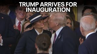 Inauguration Day: Donald Trump arrives at US Capitol rotunda
