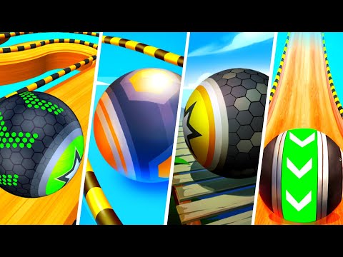 Going Balls vs Action Balls vs Rollance vs Sky Ball Jump - Android, IOS gameplay
