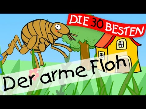 🏞️ Der arme Floh - Kindergartenlieder zum Mitsingen || Kinderlieder